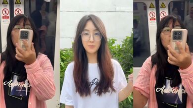 南京地铁鸡鸣寺大瓜 游客讨论景点 让小仙女闻鸡起舞当场破防 暗讽一语成谶竟真被曝出卖逼视频！